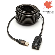 USB 2 0 Active Extension Repeater Cable - 32FT 10M - Type A Male to A Female