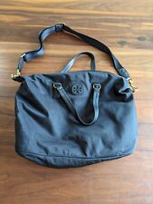 TORY BURCH Tilda Women's Black Nylon Slouchy Satchel Shoulder Bag EUC! $278