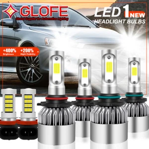 For Mitsubishi Lancer 2008 2009 2010-2017 6X LED Headlight+Fog Light Bulb 6000K - Picture 1 of 8