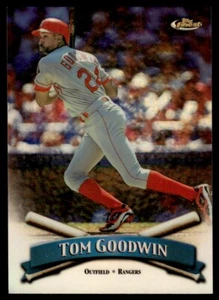 1998 TOPPS FINEST REFRACTORS Tom Goodwin Texas Rangers #8 - Picture 1 of 2