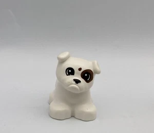 Lego Duplo Bloque de Construcción Juguete Figura de Repuesto Animal PUG DOG BLANCO - Imagen 1 de 3