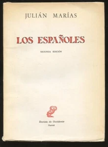 Julian Marias / Los Espanoles 1963 2nd edition - Imagen 1 de 1