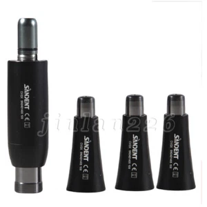 Dental Hygiene Prophy Handpiece Straight/ Air Motor/ +3 Nose Cones, Swivel 2Hole - Picture 1 of 14