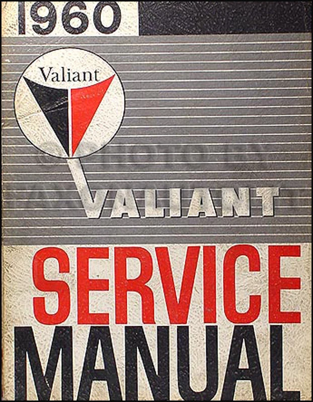 1960 Plymouth Valiant Negozio Manuale Mint Originale Riparazione Servizio Base - Immagine 1 di 1