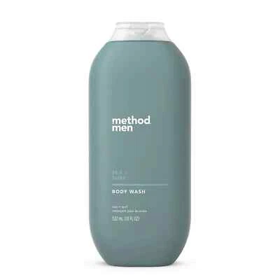 2 PACK Method Men Body Wash Sea Surf, Paraben and Phthalate Free 18 fl oz - Image 1 of 4