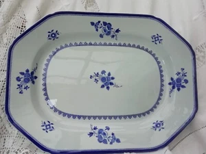 Large Vintage Copeland Spode Spodes Gloucester Blue & White Meat Platter Plate - Picture 1 of 9