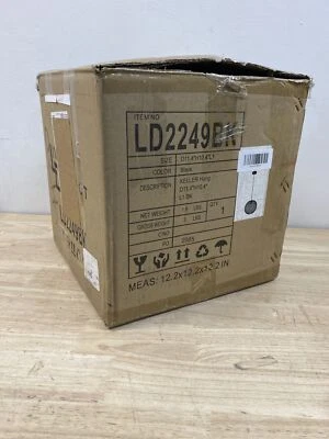 Elegant Lighting LD2249BK Keller Single Light 11" Wide Pendant - Black - Image 1 of 2