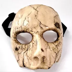 Dead Head Requisiten HALLOWEEN HORROR Maske - realistische Harz ""rissige"" Puppenmaske - Bild 1 von 5