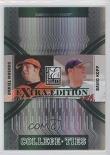 2007 Donruss Elite Extra Edition College Ties Green Daniel Moskos David Kopp