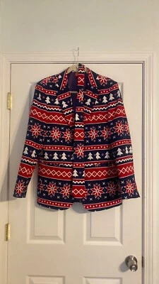 Traje de Navidad de vacaciones Opposuits para hombre y mujer Foto 1 de 4