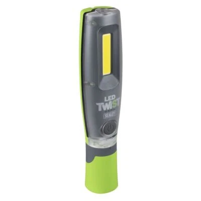 Sealey LED2001G LED Twist Rechargeable Inspection Light Green - Image 1 of 4