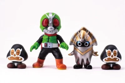 1/12 Scale bid Toys Hero-M Set(4 Pcs) Limited VINYL PVC Figure Sofubi H6CM-14CM - Image 1 of 4