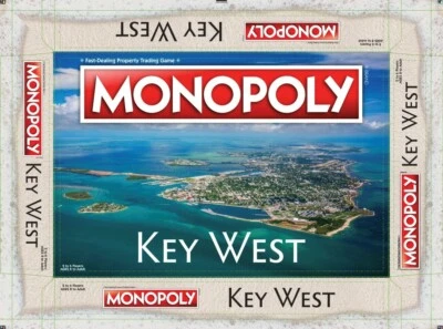 Official Hasbro Gaming Monopoly Key West, Florida Brand New in Box Gameboard  - Image 1 of 4
