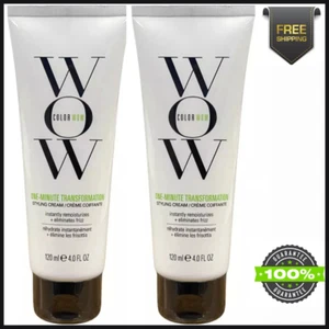 2pack Color Wow One Minute Transformation Styling Cream de-frizzes 120m - Picture 1 of 8