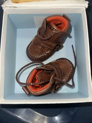 Vintage Boys' Ranger Boot Crib Shoes (Infant) Size 1 - Image 1 of 4