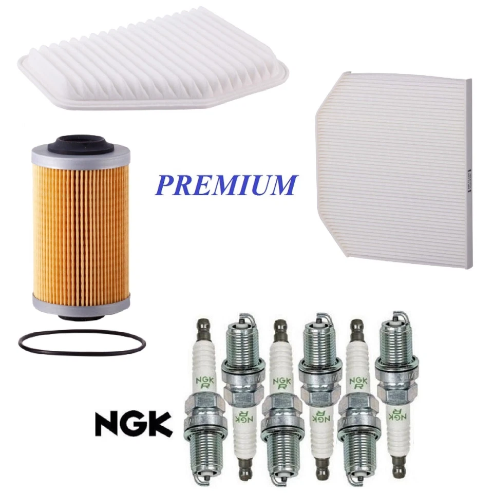 Tune Up Kit Filters Spark Plugs For CHEVROLET CAPRICE V6 3.6L 2012-2017 - Image 1 of 1