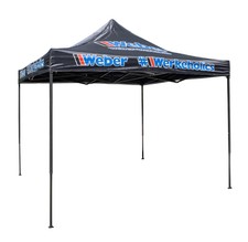 Weber Easy-Up Rennzelt Expresszelt Faltzelt Pavillon Eventzelt Messezelt 3 x 3 m