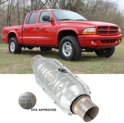 Convertidor catalítico de 2,5 entradas/salida con escudo térmico aprobado por la EPA para Dodge Dakota Foto 1 de 4