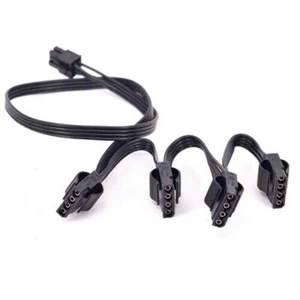 Corsair Type 4 6 Pin to 4 Molex Modular Power Supply Type 3 Cable RMx HX HXi - Picture 1 of 12