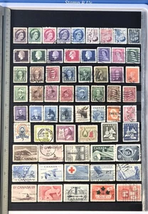 CANADA 1930-1970s - Multiple Mixed Sets of Canadian Stamps - Sold as Seen (2) - Picture 1 of 2