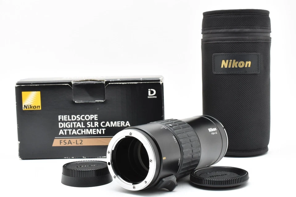 [Mint in Box Case]Nikon FSA-L2 Fieldscope Digital SLR Camera Attachment Japan 65 - Image 1 of 4