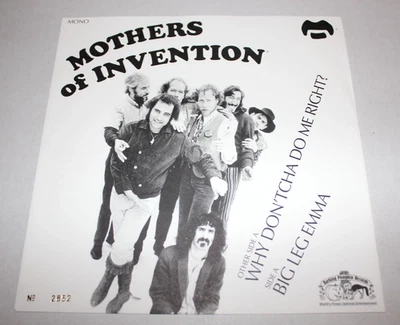 FRANK ZAPPA & MOTHERS OF INVENTION - Big Leg Emma (2012 RSD Numbered Vinyl 7") - Image 1 of 4