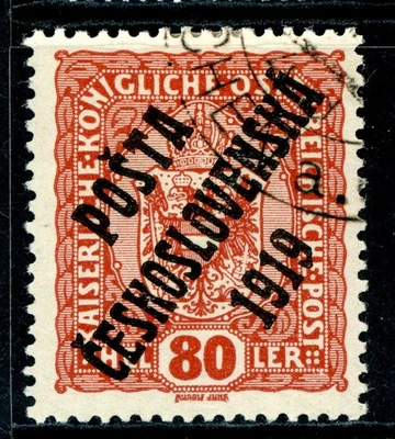 Czechoslovakia 1919 Semipostal Scott #B14 VFU M612 - Image 1 of 4
