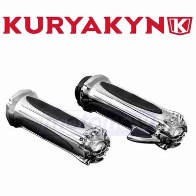 Kuryakyn Zombie Grips for 1988-2017 Harley Davidson FLSTC Heritage Softail mh - Изображение 1 из 4