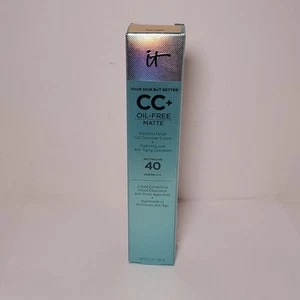 it Cosmetics CC FAIR LIGHT Mate Sin Aceite FPS 40 Acabado Sin Poros Cobertura Completa - Imagen 1 de 4