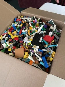 LEGO Bulk Lot 11 lb Random Building Parts bricks plates wheels cars pieces Lot E - Picture 1 of 5