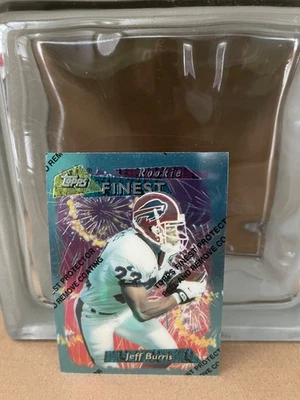 1995 Topps Finest - Rookie Jeff Burris #9 - Image 1 of 2