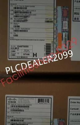 1PC New Cisco WS-C3850-24XS-E IP Base Switch 24 SFP+ Ethernet Ports 715WAC PS - Image 1 of 4