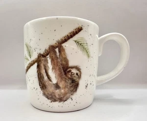 Royal Worcester Hanging Around Sloth Mug Coffee Cup Hannah Dale Wrendale Designs - Picture 1 of 8