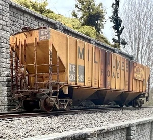 TANGENT HO Scale PS 4750 Covered Hopper NIB Weathered One Of A Kind Patch ICE - Picture 1 of 12