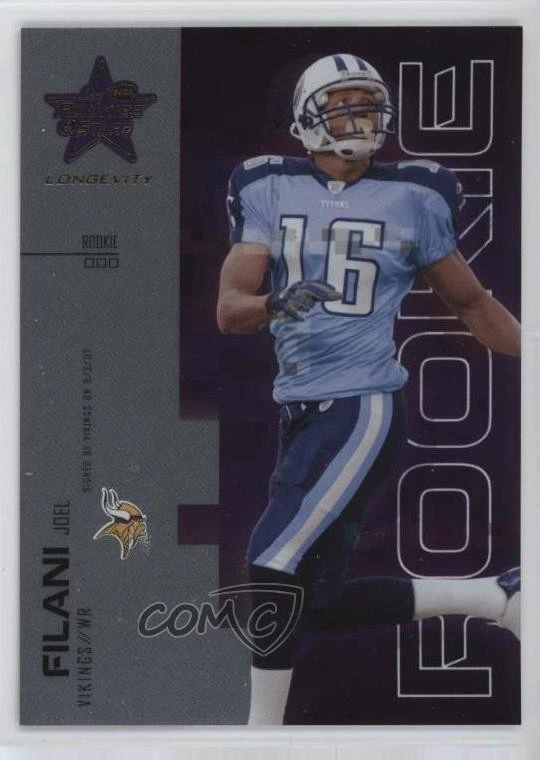 2007 Leaf Rookies & Stars Longevity Rookie /999 Joel Filani #153 RC - Image 1 of 2