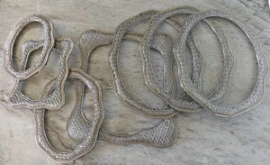 Lot Vintage Ornate Silver Gold Metal Brass Filigree Embossed Picture Frames nb - Picture 1 of 13