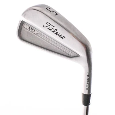 Titleist T100 2023 Forged 5-Iron AMT Tour White S300 Stiff Flex Steel RH - Image 1 of 4