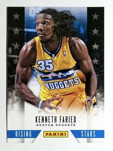 2013-14 Panini Hoops Rising Stars Exclusive #7 Kenneth Faried - Picture 1 of 2