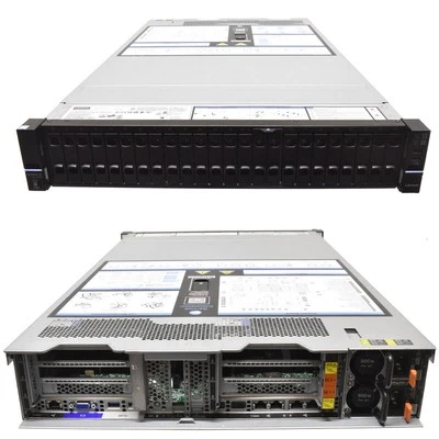 Lenovo System x3650 M5 Server 2xE5-2680 V4 CPU RAM 128GB 24x SFF 2.5" - Image 1 of 3