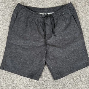 Hurley Shorts Mens L Heather Gray Drawstring Exist Hybrid Walk Short Pull On - Picture 1 of 8