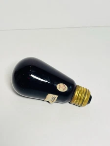 Antique National Mazda Buckeye RARE Red 10W 115V Light Bulb 4.25" Working - Picture 1 of 7