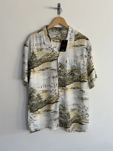 Camisa de Vacaciones Levi’s Manga Corta Playa Floral Isla Desierta M/relax **NUEVA** - Imagen 1 de 15
