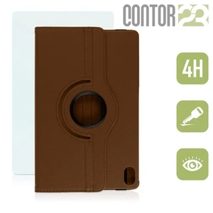 360° Schutzhülle Tasche Schutzfolie in BRAUN für 11.0" Lenovo Tab P11 TB-J606 - Bild 1 von 11