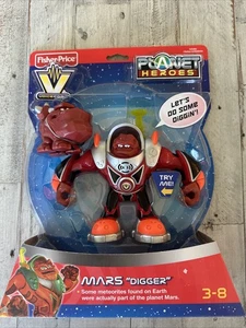 Fisher Price Planet Heroes Mars Digger Alter 3-8 2008 Neu aus altem Lagerbestand - Bild 1 von 3