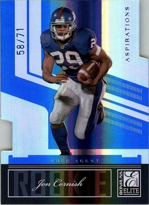 2007 Donruss Elite Aspirations #159 Jon Cornish /71 - FB - Image 1 of 2