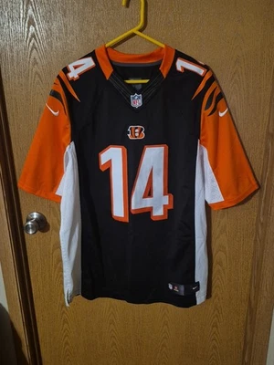 Футболка Cincinnati Bengals No14 Andy Dalton NIKE взрослая БОЛЬШОЙ РАЗМЕР  - Изображение 1 из 4