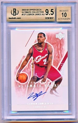 2003-04 Ultimate Collection Lebron James Auto RC SP #127 (227/250) BGS 9,5/10 Foto 1 de 2
