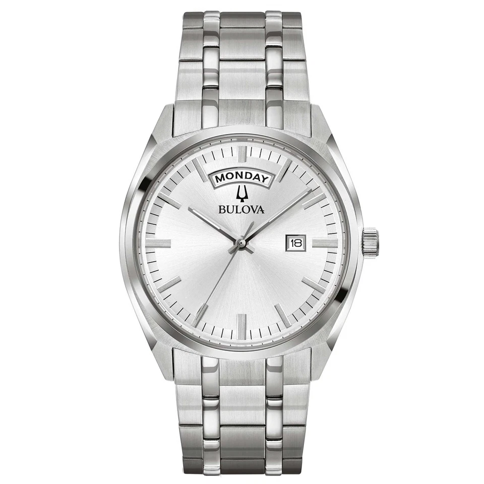 Orologio Bulova Uomo Day Date in Acciaio 96C127 - Immagine 1 di 1