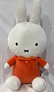 Miffy 20” Plush Bunny Orange Dress Soft Toy Official Dick Bruna AQI New With Tag - Picture 1 of 6