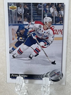 PETER BONDRA--1992-93 UPPER DECK--WASHINGTON CAPITALS--FREE SHIPPING - Image 1 of 2